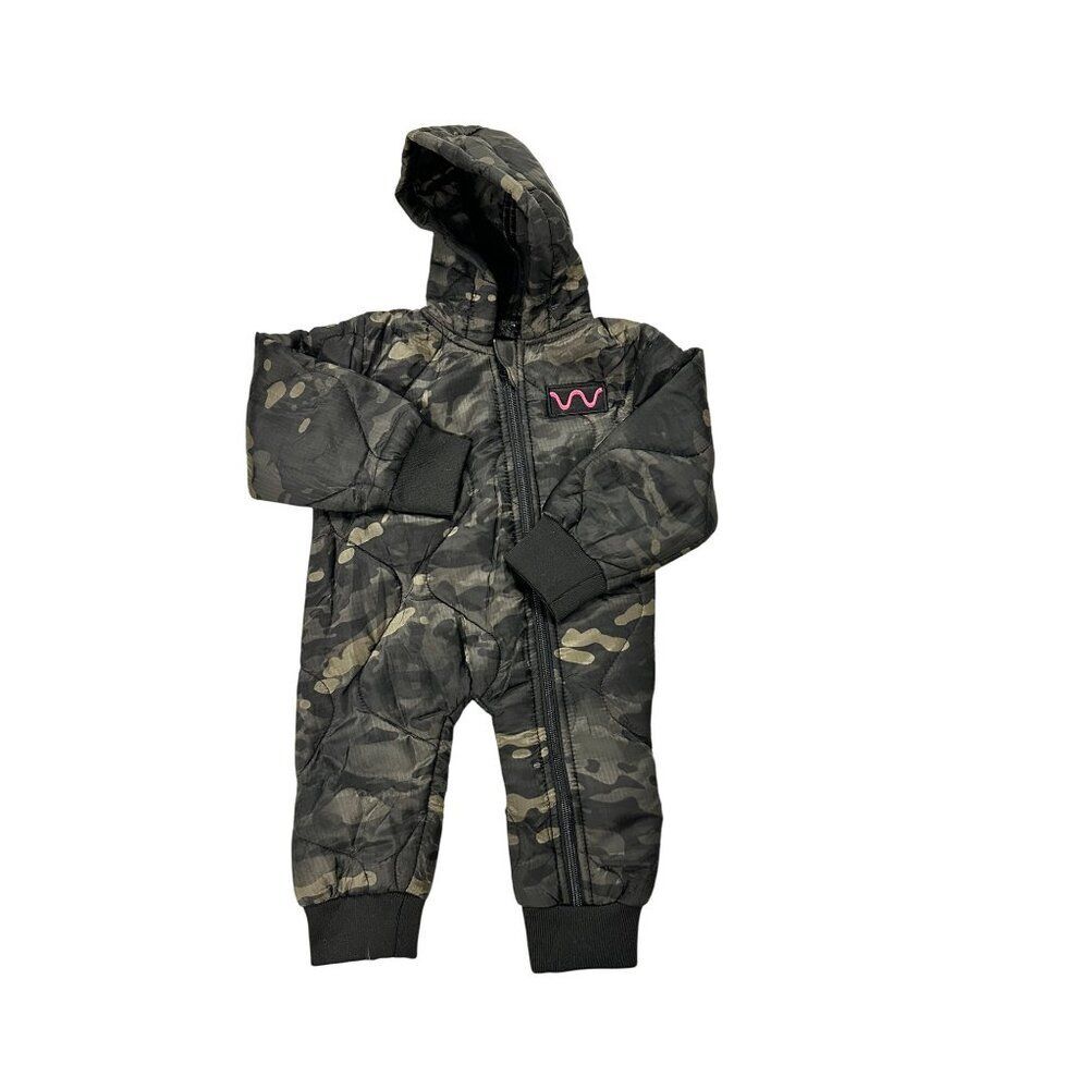 NEW Military Woobie Brothers Apparel Infant Camo Hooded Snowsuit Size 9-12M/Lg